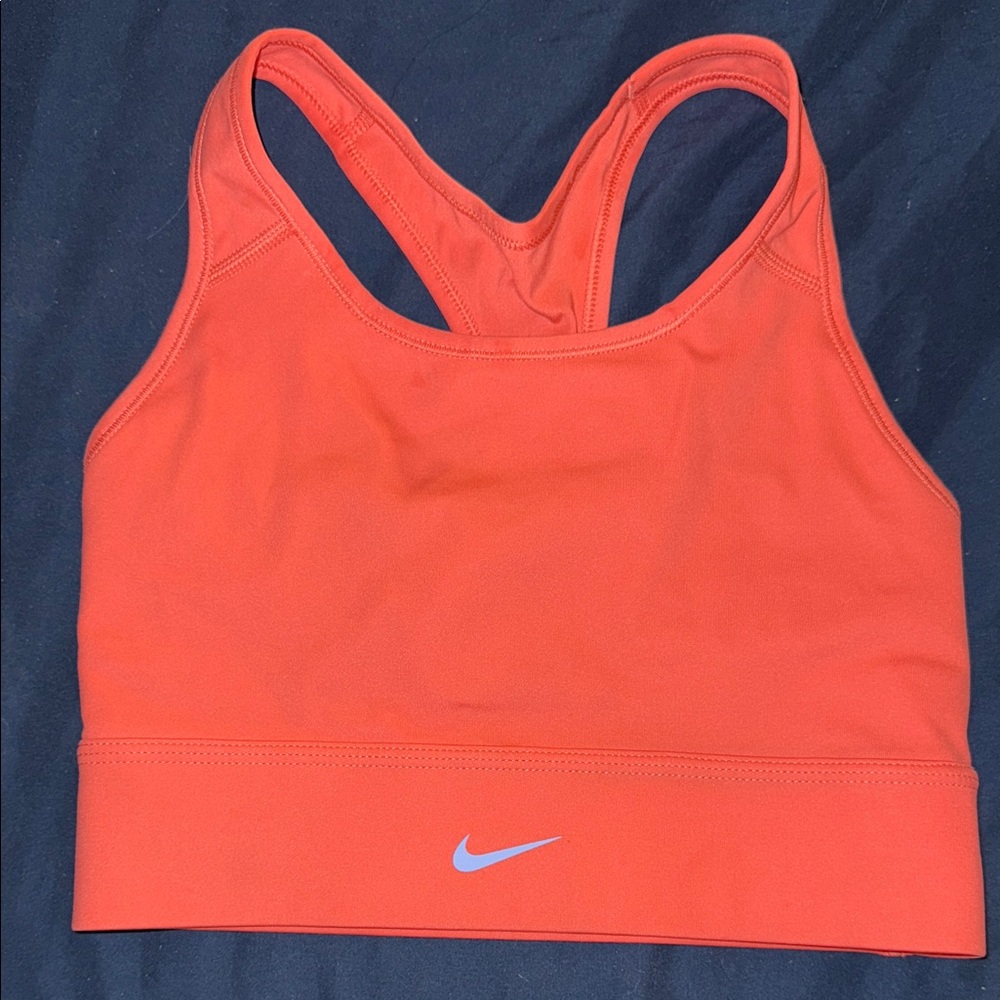Nike Women's Vibrant Orange Sports Bra